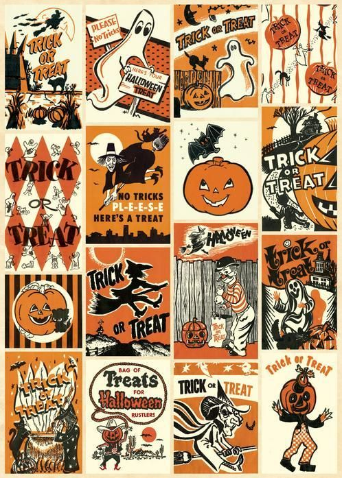 Halloween Wallpaper - Halloween Posters Patchwork Pumpkins