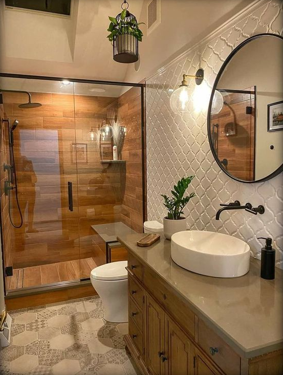 Home Inspo - Beautiful Bathroom Tile Design Ideas Bathroom interior design Bathroom inspiration decor