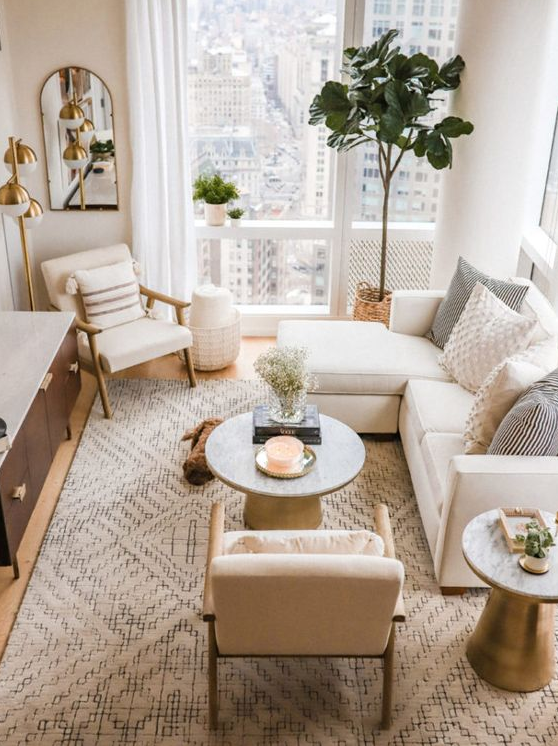 Home Inspo - Biggest Mistakes You Make Decorating a Small Living Room Small apartment living small apartment living room