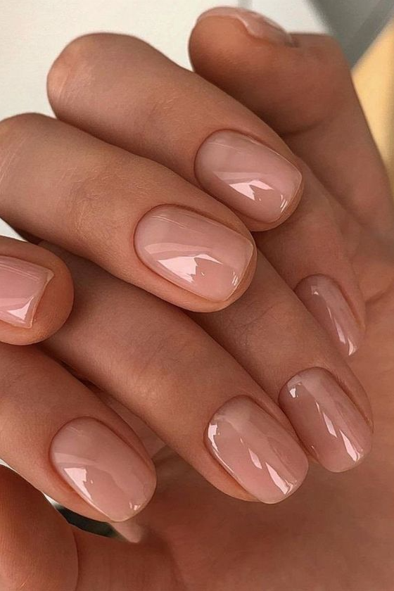 Nails One Color - Oat milk nails are the nail-art equivalent to no-makeup makeup