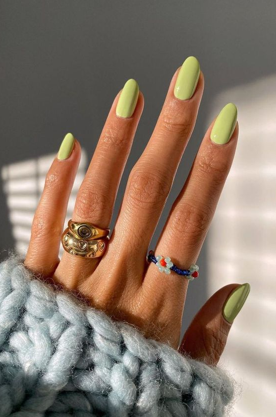 Nails One Color - The Coolest Ways to Wear Pastel Nails This Spring in 2023
