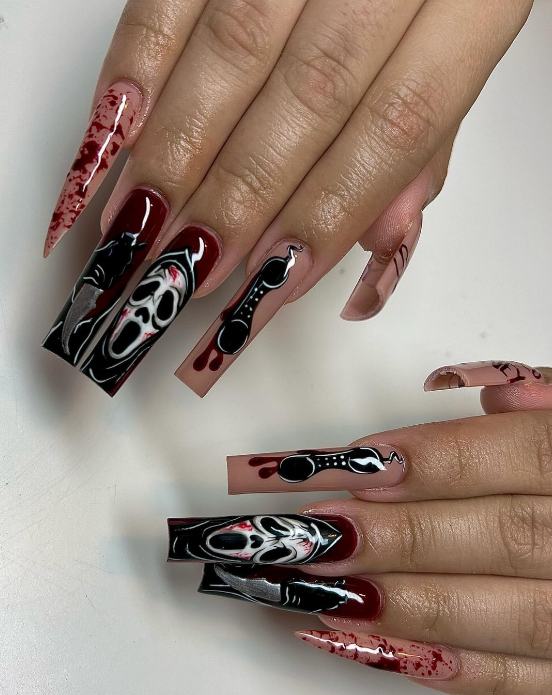 Awesome Best 2023 Halloween Nails Gallery