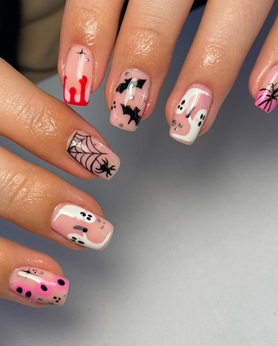 Awesome Trendy Fall Nail Art Picture