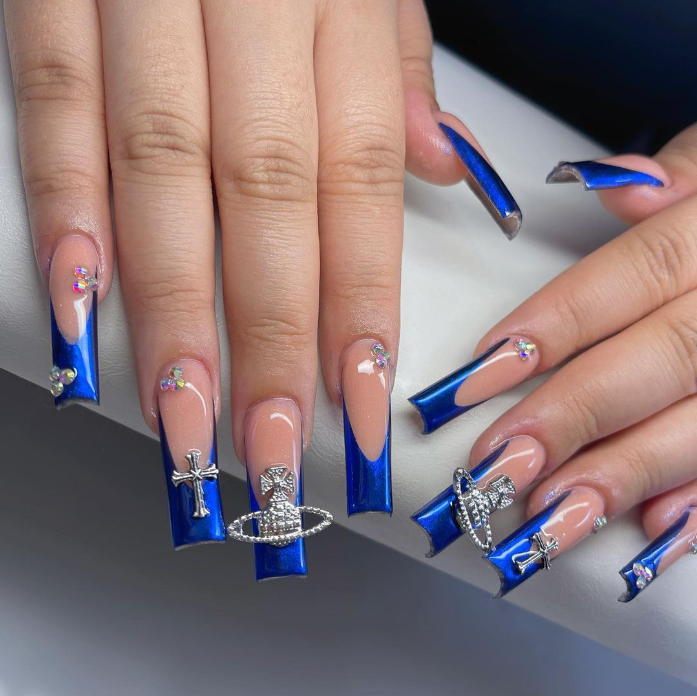 Best Funky Square Nails Picture
