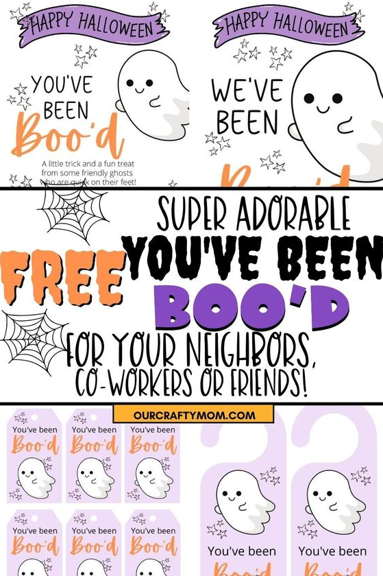 Boo Basket Ideas   The Cutest You’ve Been Booed Printables Free For Halloween