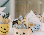 Boo Basket Ideas - The painted pumpkin Boo Baskets for kids