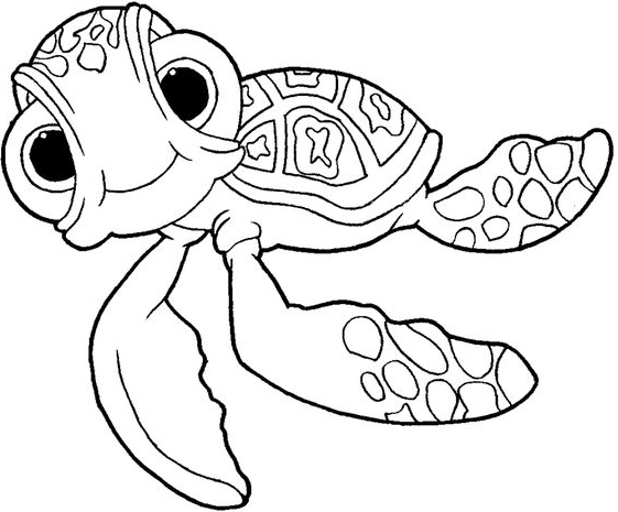 Drawing Step By Step   How To Draw Squirt The Turtle From Finding Nemo With Easy Step By Step Drawing Tutorial How To Draw Step By Step Drawing