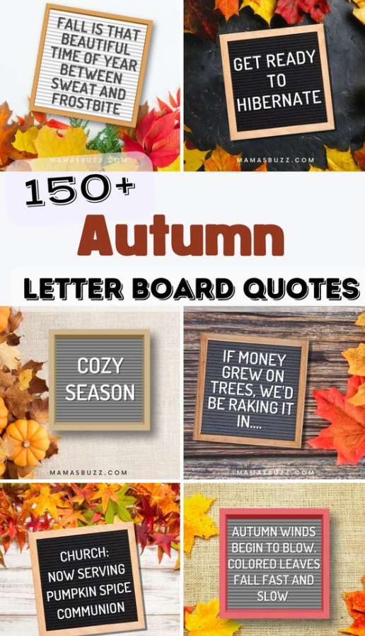Fall Board Ideas - Fall Letter Board Ideas