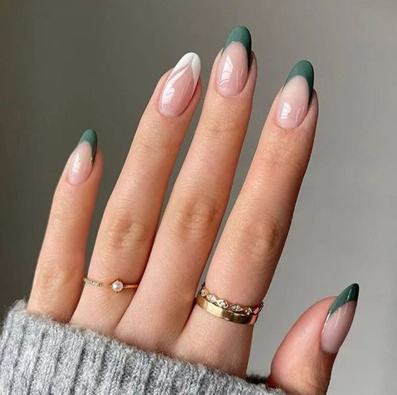 Fall French Tips   Autumn Nails We've Fallen For