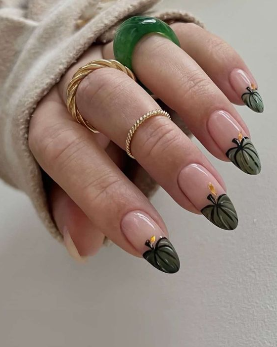 Fall French Tips - Insanely Cute Autumn Nail Designs You Have to Recreate This Autumn Season