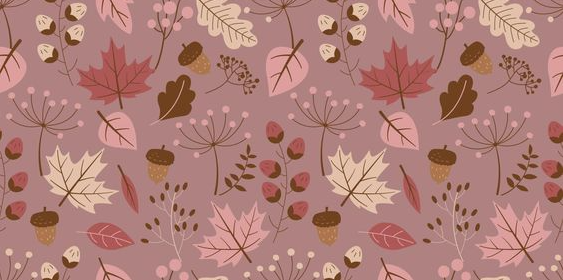 Fall Macbook Wallpaper Aesthetic   Download Cute Autumn Season Seamless Pattern For