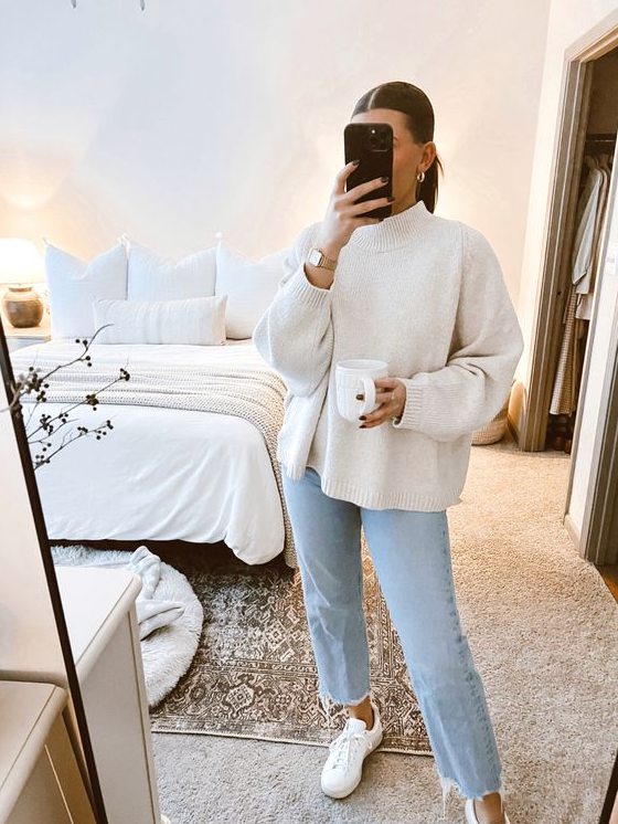 Fall Outfits 2023 - Oversized Sweater Outfit