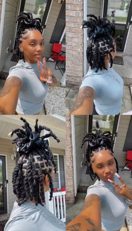 Female Loc Styles - Dreads styles for women short locs hairstyles