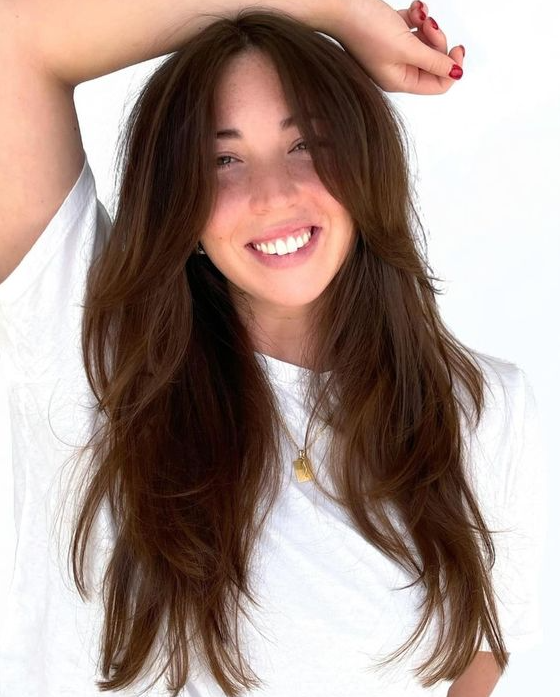 Hairstyles Straight Hair - Best Ways to Wear Curtain Bangs for Straight Hair According to Stylists