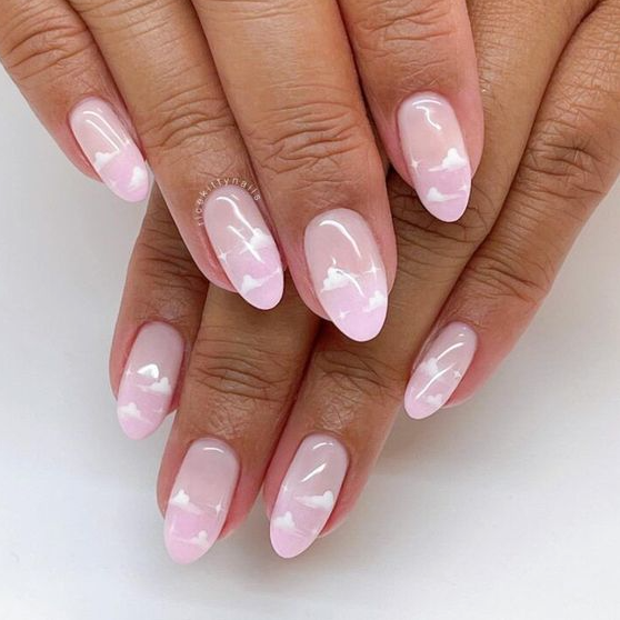 Nails Y2k   Gorgeous Cloud Nails You Need To Try
