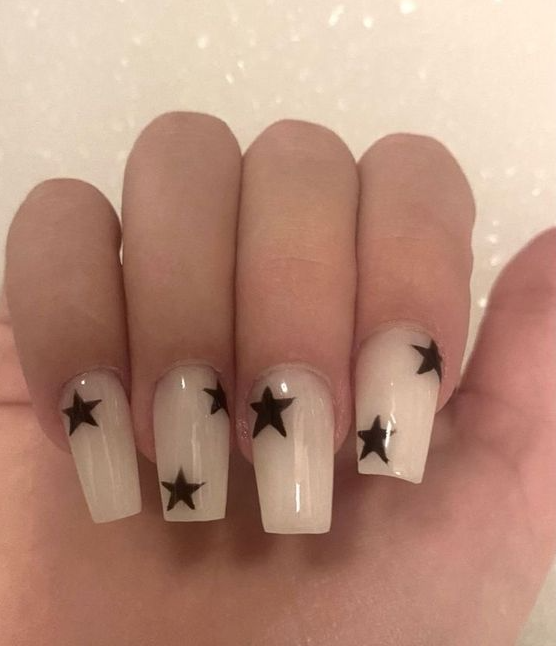 Nails y2k - Star nails