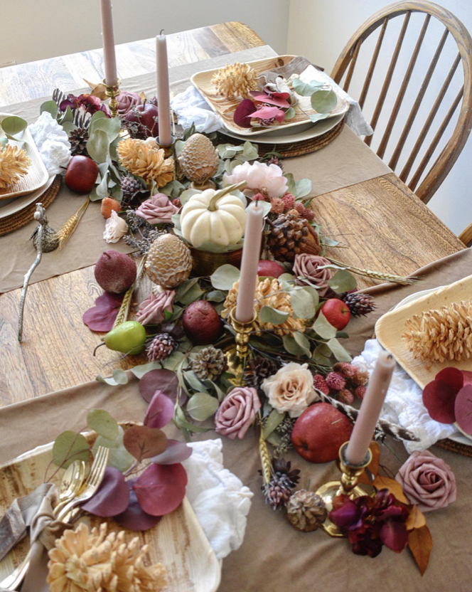 New Thanksgiving Table Settings - Rich Shades