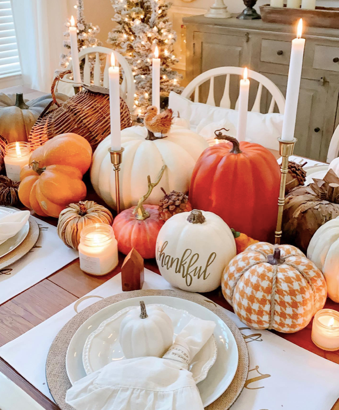 New Thanksgiving Table Settings - Thankful for family