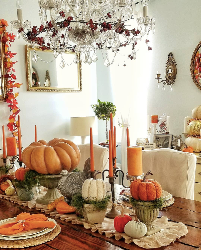 New Thanksgiving Table Settings - Turkey Details