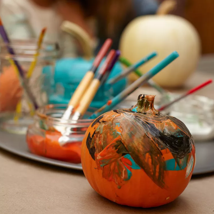 Painted Pumpkin Ideas - Artistic Kid Pumpkins