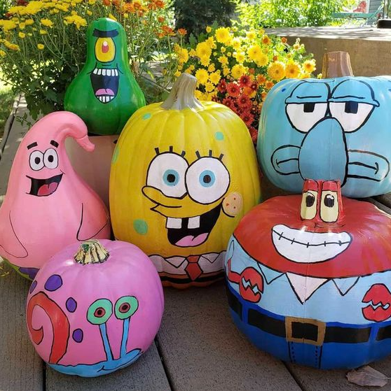 Pumpkin Painting Ideas - Best Pumpkin Carving Ideas You Have To Try This Halloween