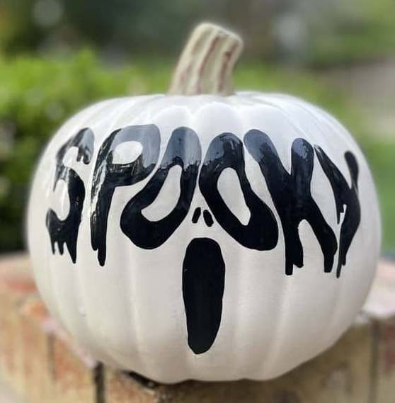 Pumpkin Painting Ideas - Scary Halloween Painted Pumpkin Ideas