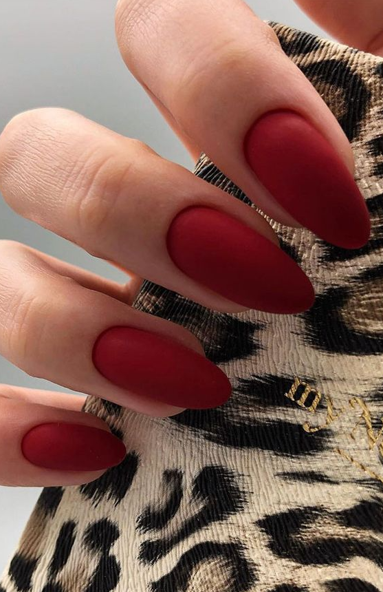 Red Fall Nails - Pretty Nail Art Design Ideas To Jazz Up The Season Red Nails