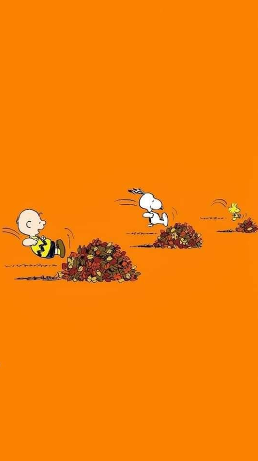 Snoopy Fall Wallpaper   Snoopy Wallpaper Thanksgiving  Peanuts Charlie Brown