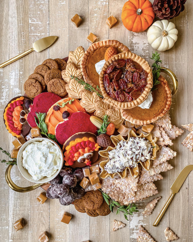 Thanksgiving Charcuterie Boards - Thanksgiving Dessert Board