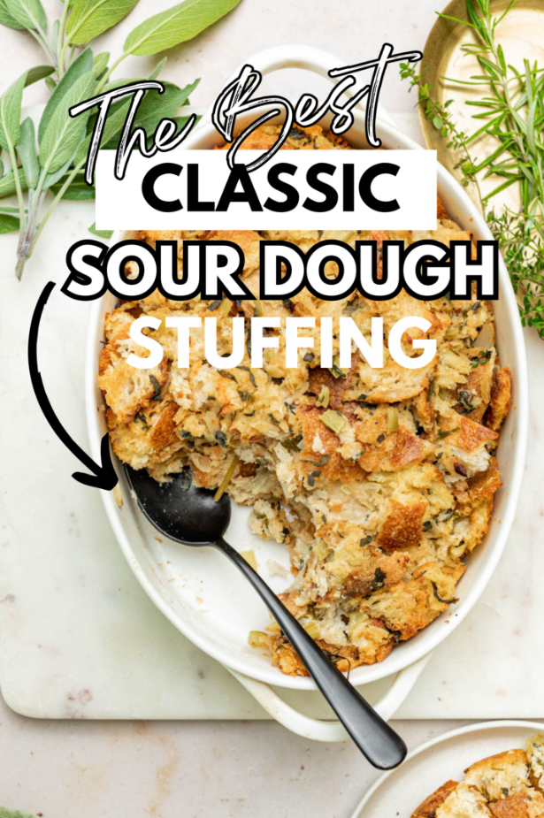 Thanksgiving Side Dishes - Classic Sourdough Stuffing