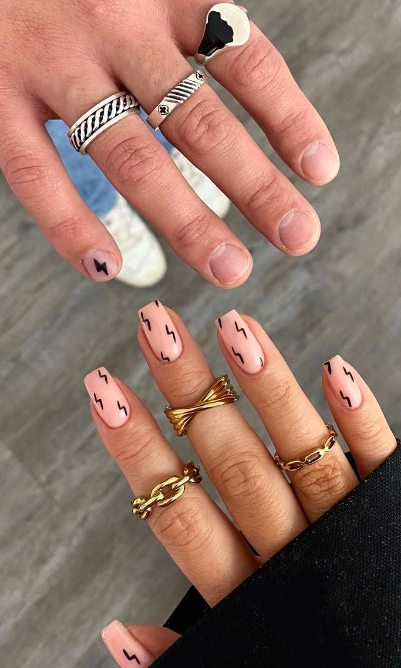 Top Funky Square Nails Inspiration