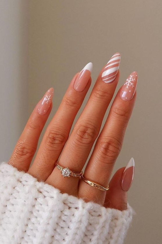 Almond Winter Nails   Gorgeous & Trendy Winter Nails To Try In 2023