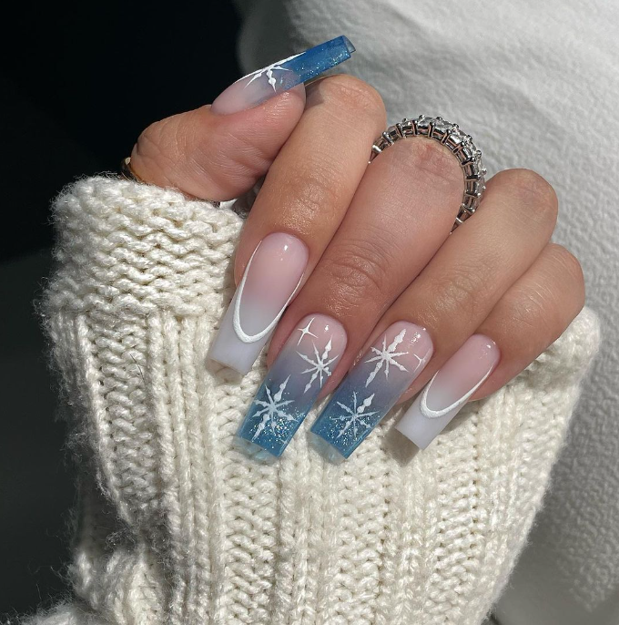 Awesome 2023 Winter Nail Art Picture
