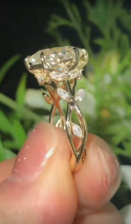 Fairytale Engagement Rings   Moissanite Diamond Ring