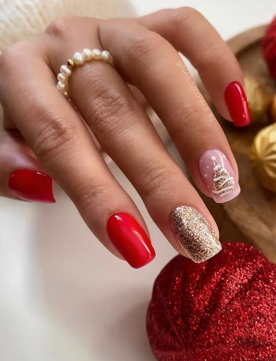Holiday Nails Winter   Festive Nails You’ll Actually Want To Wear