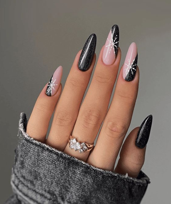 Holiday Nails Winter   Gorgeous Dark Winter Nails That'Ll Get You Compliments