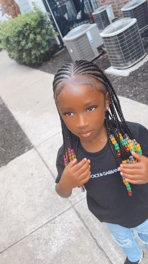 Kids Cornrow Hairstyles Natural Hair   Holiday Hairstyles For Black Kids