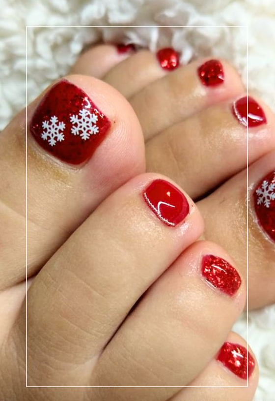 Pedicure Ideas Winter   Step Up Your Game With These Stunning Toe Nail Art