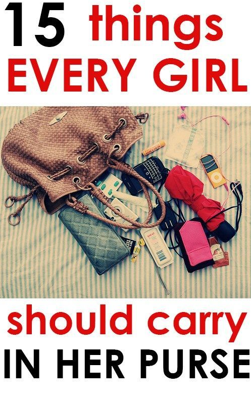 Must Haves   Things Every Girl Should Always Carry In Her