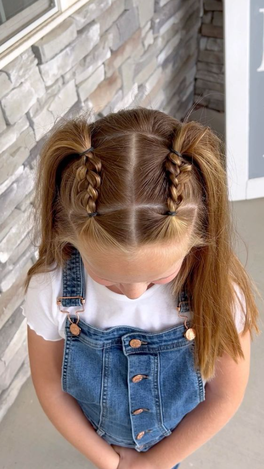 Hair Styles For Kids   Hairstyle Idea For School Or Dance Photos