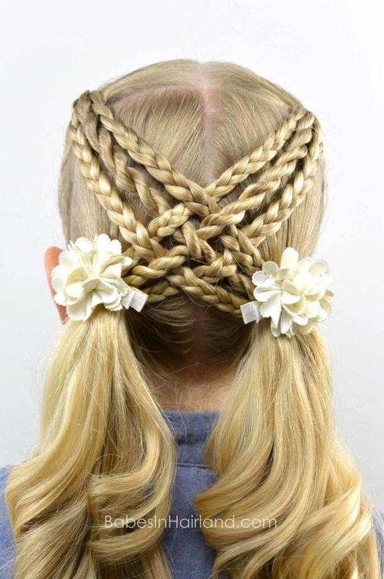 Hair Styles For Kids   Woven Braids &