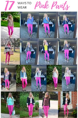 How To Wear Bright Pink Pants & Confident Twosday Linkup
