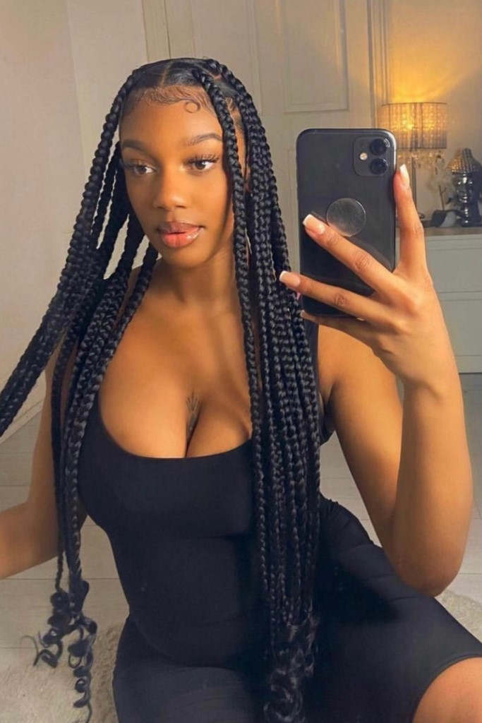 Latest Box Braids Hairstyles For Black Women In 2024