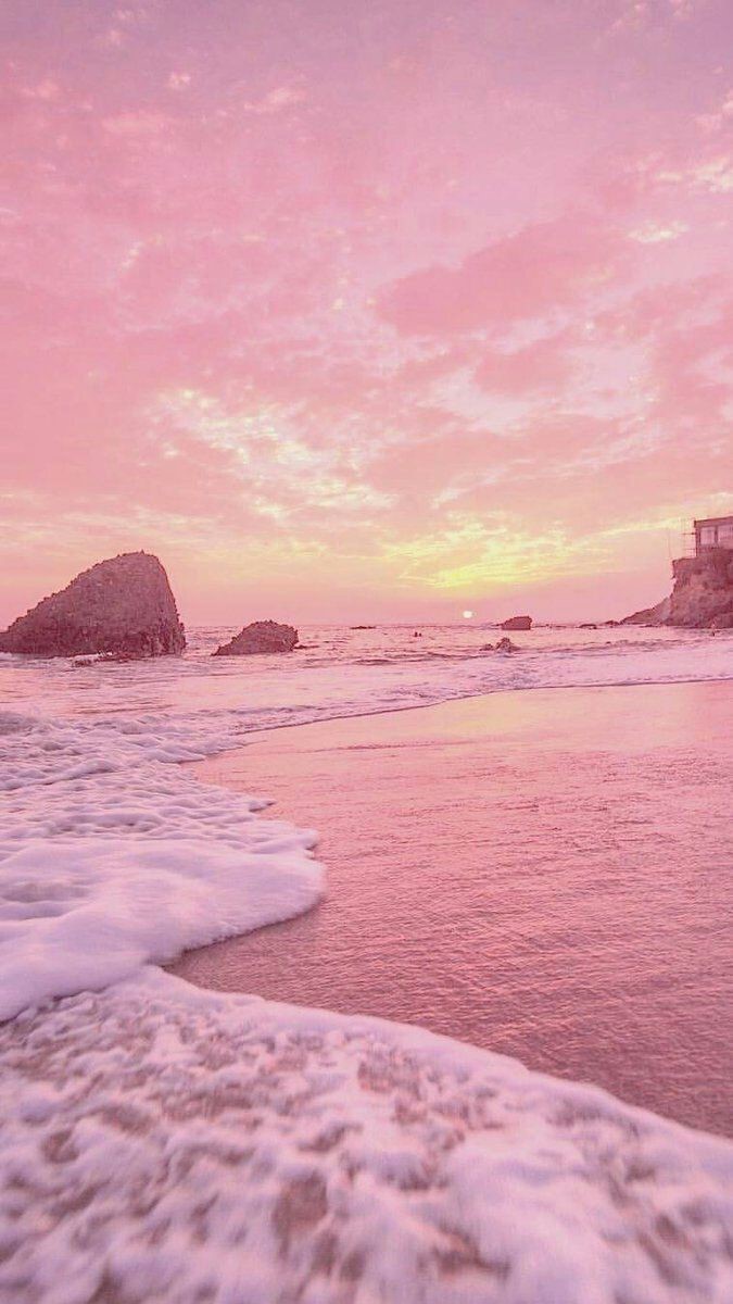 Pink Wallpaper Backgrounds Wallpaper Iphone Summer Sunset Wallpaper