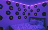 Record Wall Wall Decor Led Lights Room Inspo