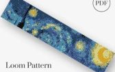 Starry Night Loom Beading Bracelet