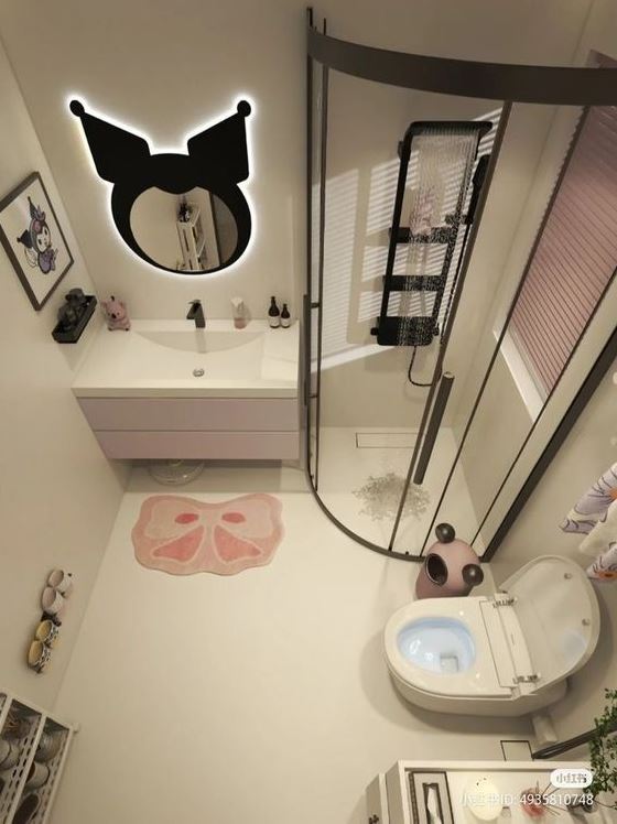 Kuromi Room   Kuromi Bathroom Decor