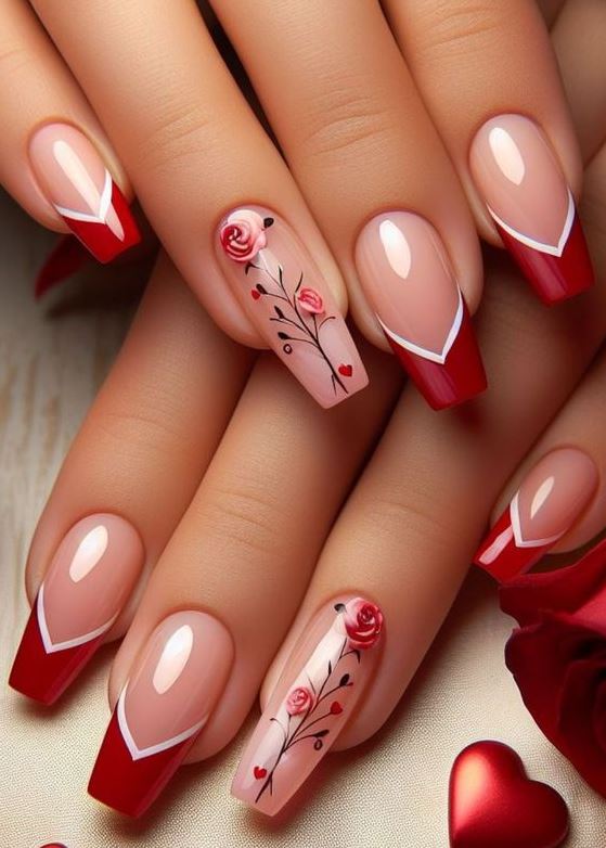 Nails Gel X   Cute Ideas For Valentine's Day Nails