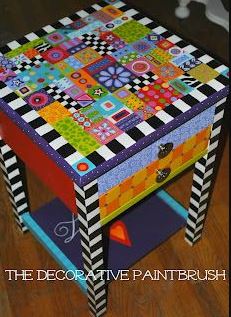 Whimsical Painted Furniture   Mosaic Inspiration