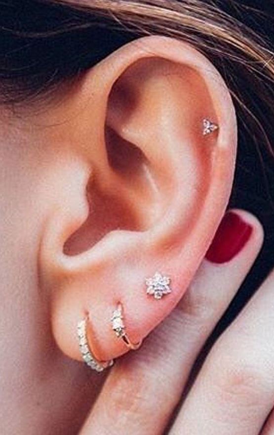Cartilage Earring   Earings Piercings Ear Piercings Helix Ear Jewelry Ear Piercings Cool Ear Piercings Pretty Ear Piercings